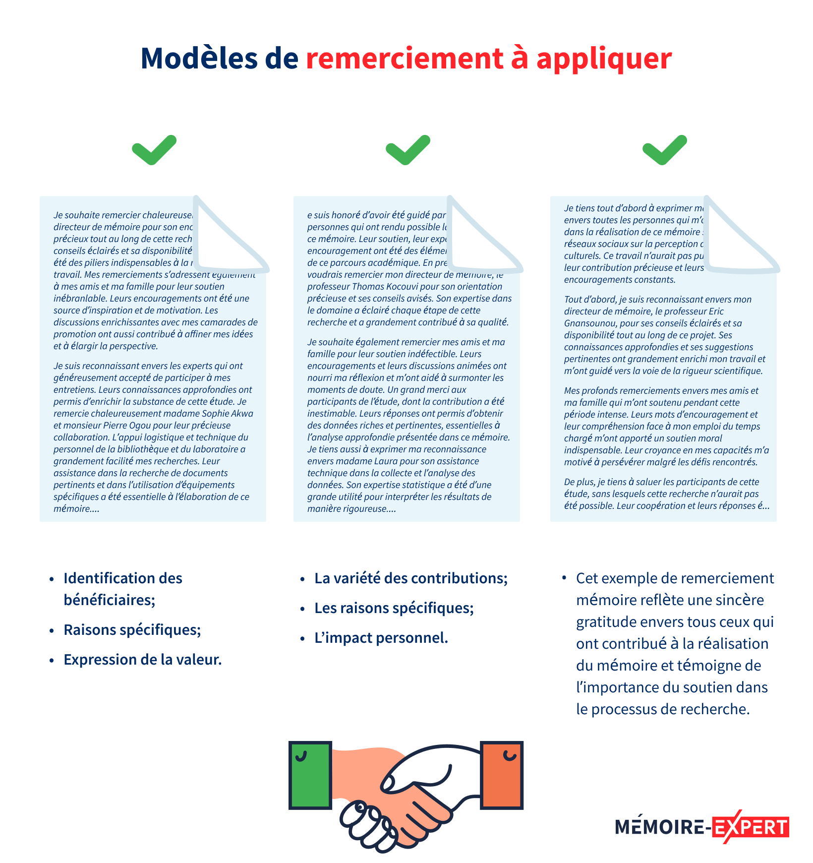 exemple remerciement mémoire