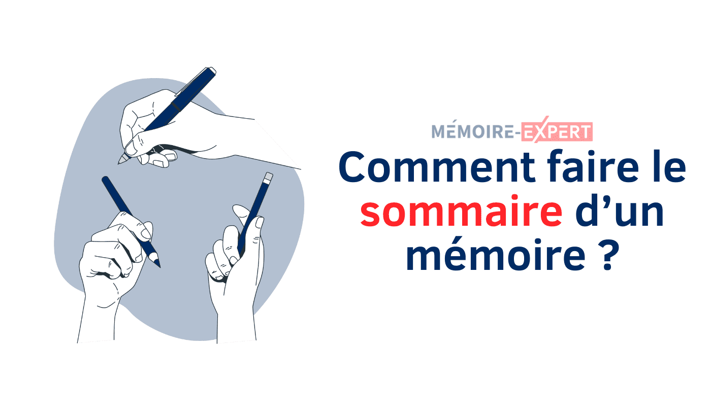 comment faire le sommaire d'un mémoire ?
