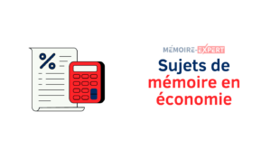 sujet de mémoire en économie