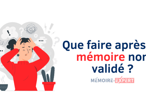 Que faire après un mémoire non validé ? Solutions et conseils