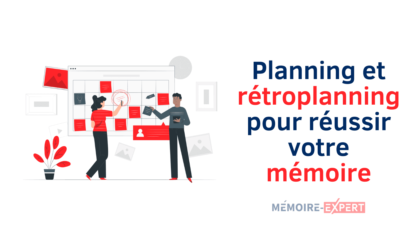 rétroplanning mémoire