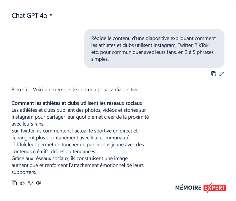 faire un powerpoint avec chatgpt