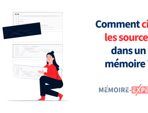 Comment citer les sources dans une mémoire ?