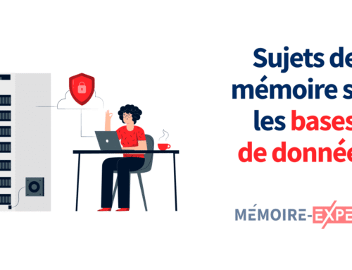 Sujets de mémoire en bases de données