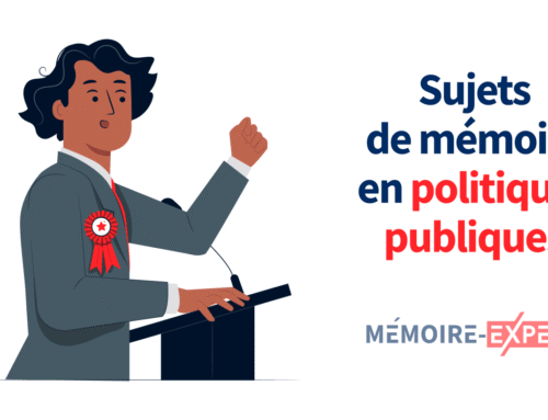 Sujets de mémoire en politiques publiques