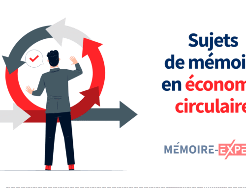 Sujets de mémoire en économie circulaire