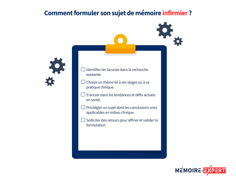 Comment formuler son sujet de mémoire infirmier ?