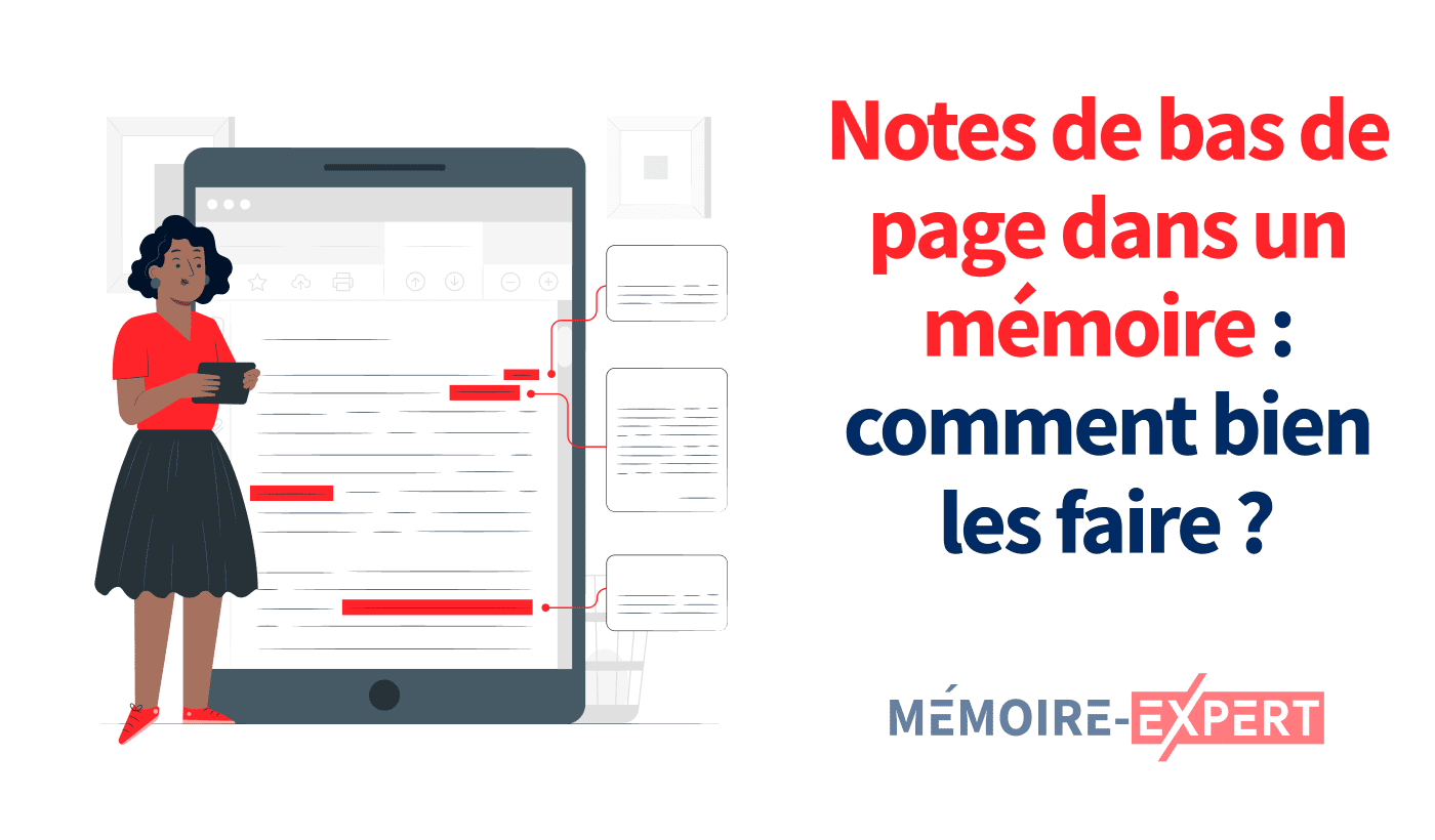 Note de bas de page mémoire