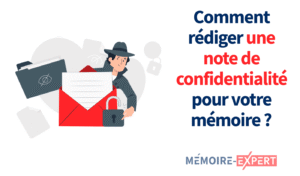 Note de confidentialité dans un mémoire